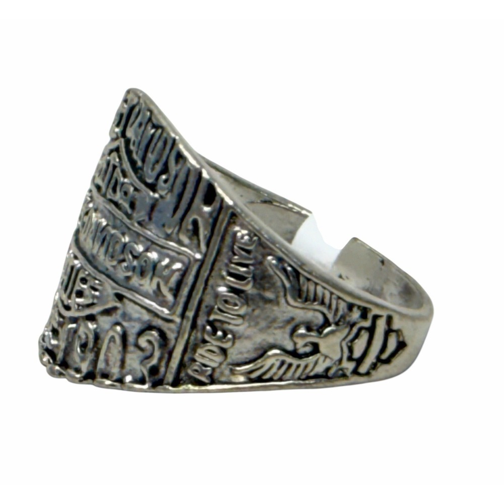 Harley Davidson Motor Cycles Ring Men's Silver Tone Zinc Alloy Ring Size 12.5 - Picture 2 of 7